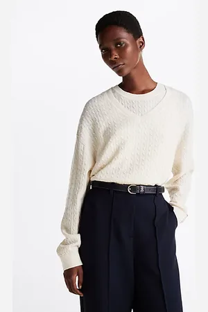 Tommy Hilfiger Wool Blend Mini Cable Knit Jumper
