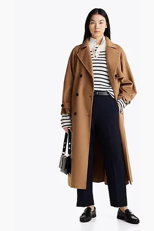 Tommy Hilfiger Slim Fit Straight Cropped Trousers