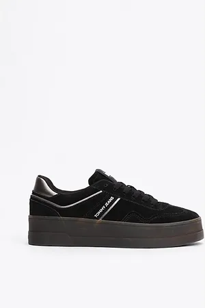 Tommy Hilfiger The Greenwich Suede Platform Trainers