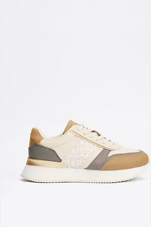 Tommy Hilfiger TH Monogram Metallic Trainers