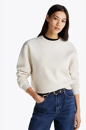 Tommy Hilfiger Logo Crew Neck Fleece Sweatshirt