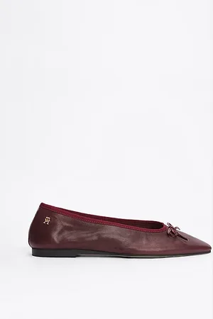 Tommy Hilfiger Leather TH Monogram Ballerinas