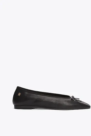 Tommy Hilfiger Leather TH Monogram Ballerinas