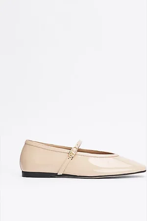 Tommy Hilfiger Patent Leather Mary Jane Ballerinas