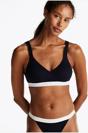 Tommy Hilfiger Hilfiger Monotype Ribbed Padded Push-Up Bralette