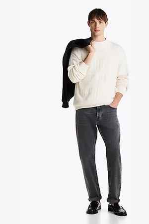 Tommy Hilfiger Harlem Whiskered Straight Tapered Leg Jeans