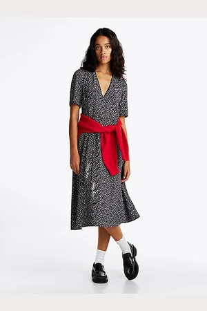 Tommy Hilfiger Floral Print Midi Dress