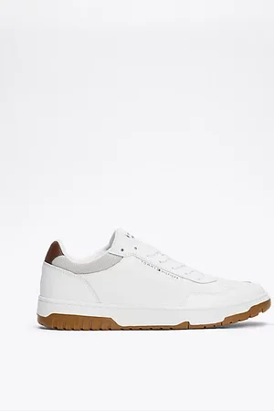 Tommy Hilfiger Mixed Texture Basketball Trainers