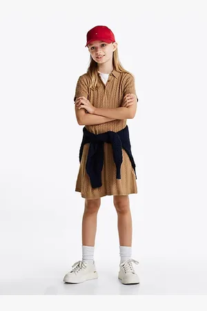 Tommy Hilfiger Stripe Cable Knit Jumper Dress