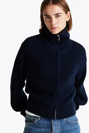Tommy Hilfiger Cardigan Stitch Zip-Thru Sweatshirt