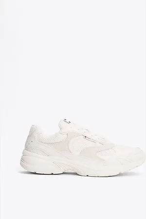 Tommy Hilfiger Colour-Blocked Mixed Texture Trainers