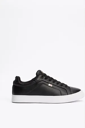 Tommy Hilfiger Leather Flag Court Trainers