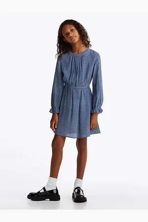 Tommy Hilfiger Foulard Print Gathered Dress