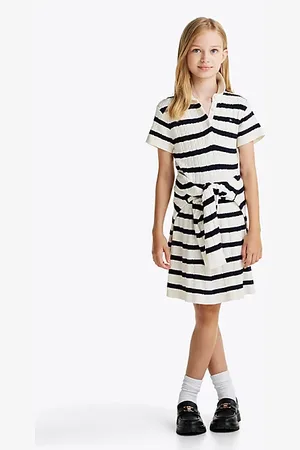 Tommy Hilfiger Stripe Cable Knit Jumper Dress