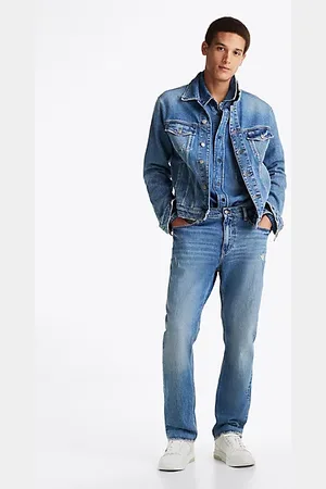 Tommy Hilfiger Ryan Distressed Slim Straight Jeans