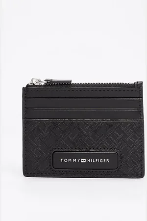 Tommy Hilfiger TH Monogram Leather Credit Card Holder