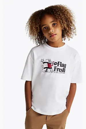 Tommy Hilfiger Flag Slogan T-Shirt