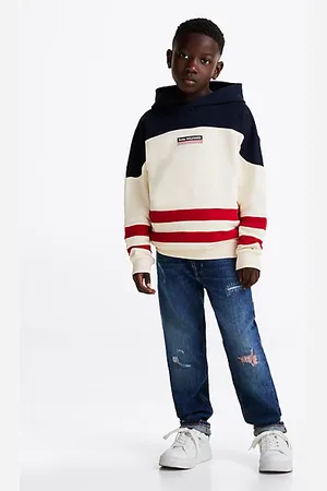 Tommy Hilfiger Skater Distressed Straight Jeans