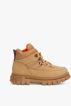 Tommy Hilfiger Lace-Up Cleat Ankle Boots