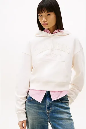 Tommy Hilfiger Boxy Garment-Dyed Cropped Hoody