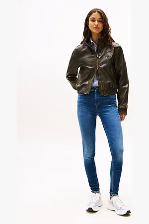 Tommy Hilfiger Nora Faded Mid Rise Skinny Jeans
