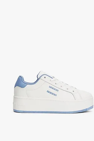 Tommy Hilfiger Leather Platform Trainers