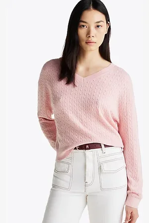 Tommy Hilfiger Wool Blend Mini Cable Knit Jumper