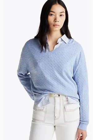 Tommy Hilfiger Wool Blend Mini Cable Knit Jumper