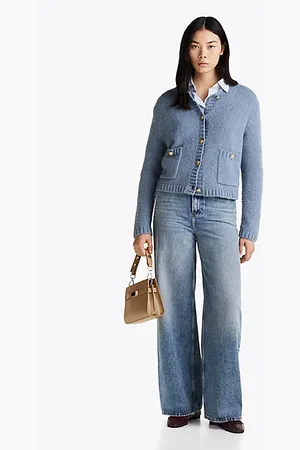 Tommy Hilfiger High Rise Wide Leg Jeans