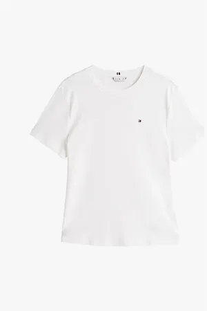 Tommy Hilfiger Curve Flag Embroidery Slim T-Shirt