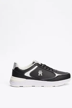 Tommy Hilfiger TH Monogram Leather Trainers
