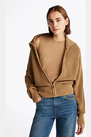 Tommy Hilfiger Cardigan Stitch Zip-Thru Sweatshirt