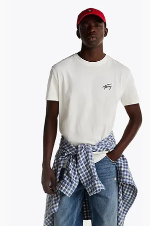 Tommy Hilfiger Signature Logo Embroidery T-Shirt