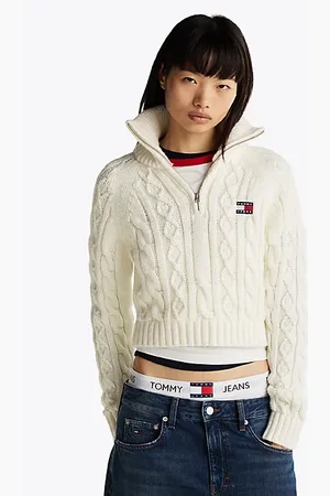 Tommy Hilfiger Cable Knit Jumper With Wool