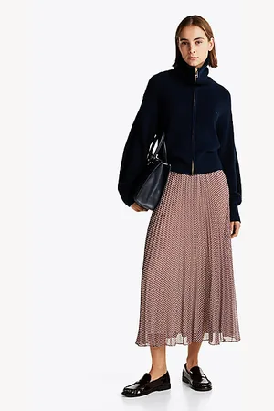 Tommy Hilfiger Pleated Maxi Skirt