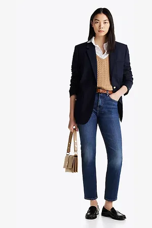 Tommy Hilfiger Faded High Rise Slim Ankle Jeans