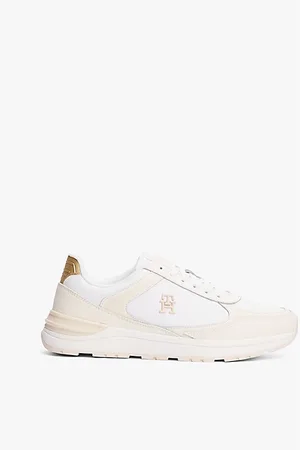 Tommy Hilfiger TH Monogram Leather Trainers
