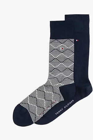 Tommy Hilfiger 2-Pack Graphic Socks