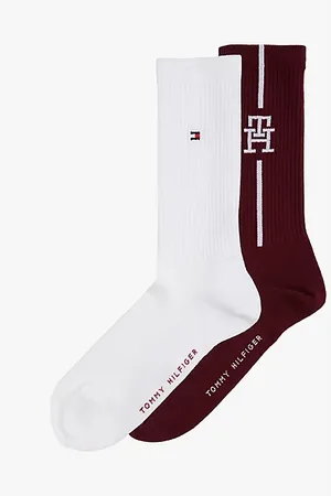 Tommy Hilfiger 2-Pack TH Monogram Socks
