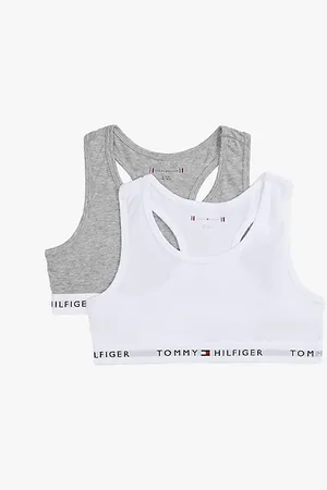 Tommy Hilfiger 2-Pack Signature Racerback Unpadded Bralettes