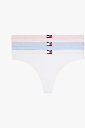 Tommy Hilfiger 3-Pack Heritage Flag Logo Thongs