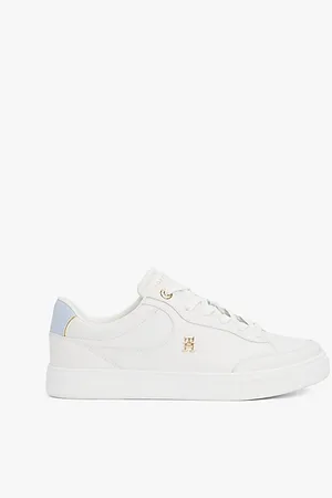 Tommy Hilfiger Leather TH Monogram Court Trainers