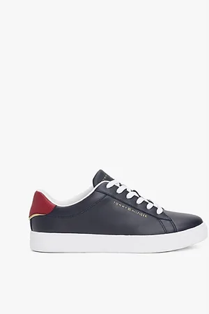 Tommy Hilfiger Leather Court Trainers