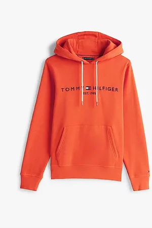 Tommy Hilfiger Logo Embroidery Drawstring Hoody