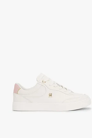 Tommy Hilfiger Leather TH Monogram Court Trainers