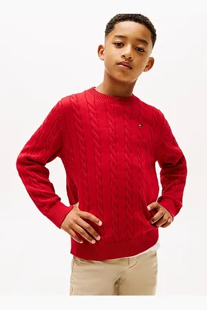 Tommy Hilfiger Cable Knit Crew Neck Jumper