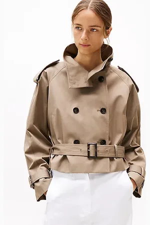 Tommy Hilfiger Cropped Trench Coat