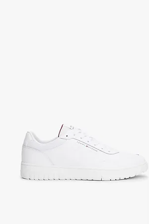 Tommy Hilfiger Leather Mixed Texture Trainers