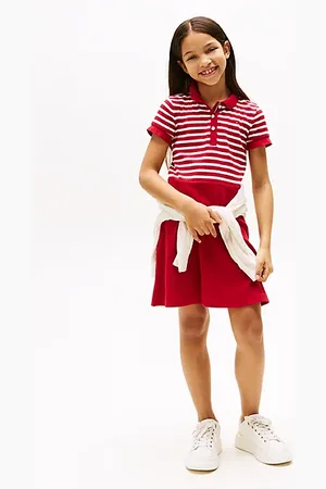 Tommy Hilfiger Stripe Polo Skater Dress