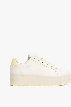 Tommy Hilfiger Leather Platform Trainers